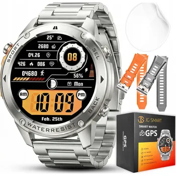 Hodinky Chytré Hodinky JG Smart JGR56 GPS stříbrné