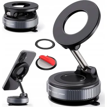 Magnetický držák telefonu do auta s přísavkou na sklo