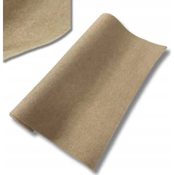 Prostěradlo Plst BÉŽOVÝ Bez lepidla 2mm Měkký Tlumící Podložka / Koberec