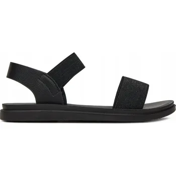 Dívčí sandály Nelli Blu dětské sandály textilní černé velikost 31