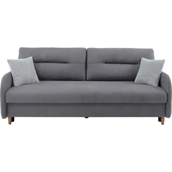 Pohovka Trojmístná pohovka Verto s rozkládací funkcí DL a úložným prostorem - Black Red White - BRW Asti 23 - Elma13 206x88 cm