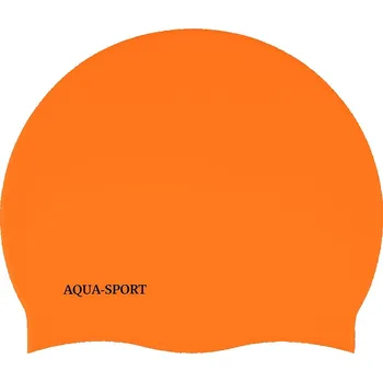 Plavecká čepice Plavecká čepice Silikonová Aqua-sport oranžová
