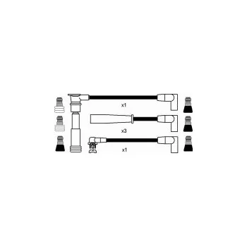 Zapalovací kabel Sada kabelů pro zapalování NGK RC-RN632 - RENAULT