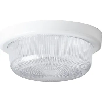 Venkovní osvětlení OSMONT ELEKTRA 3 L stropní/nástěnné průmyslové plastové svítidlo bílá IP54 4000 K 8W LED (původní kód OS 57741) - OSMONT OS ELE57741