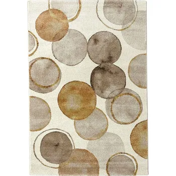 Koberec Breno Kusový koberec DIAMOND 24062/670, 80x150 cm, Vícebarevné/Béžová
