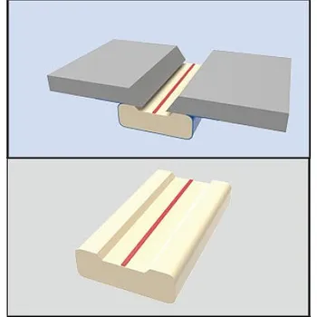 Příslušenství ke svářečce Keramická podložka s lichoběžníkovou drážkou pr. 13,0 mm