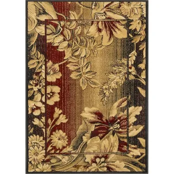 Koberec Breno Kusový koberec OPTIMAL DATURA O Dark Red, 120x170 cm, Vícebarevné