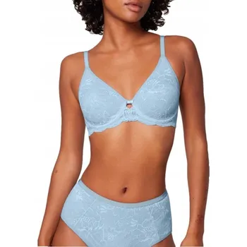 Dámské spodní prádlo Triumph podprsenka s měkkými košíčky modrá velikost 70E