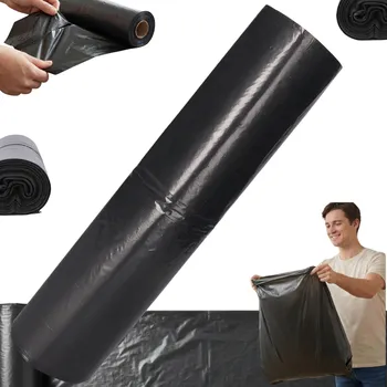 Pytle na odpadky Univerzální pytle na odpadky Gold Tool Pytle na odpadky černé 60 l 50 ks