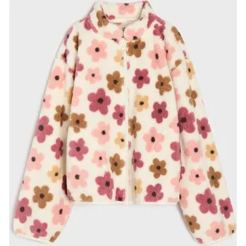 Dívčí mikina Sinsay - Rozepínací flísová mikina se stojáčkem - vícebarevná - 040IV-MLC - 040IV-MLC-152