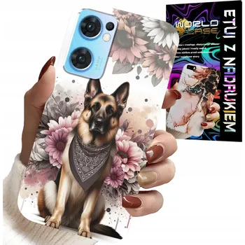 Pouzdro na mobilní telefon POUZDRO pro OPPO Reno7 5G - Německý ovčák, plemeno psů, motiv pes