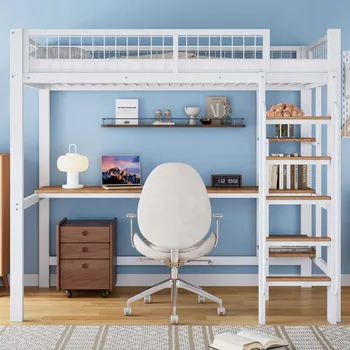 Postel Jednolůžková kovová postel Arhatreya 90x200 bílá