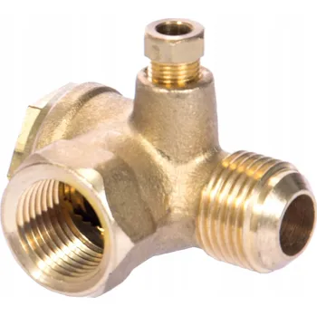 Ventil ZPĚTNÝ VENTIL KOMPRESORU MOSAZNÝ 1/2 1/2
