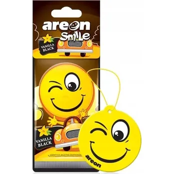 Vůně do auta Areon Smile vůně do auta Vanilla Black (Vanilka a Černá)