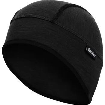 Čepice SANTINI Čepice pod helmu Wool Black UNI