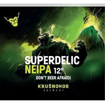Pivo KRUŠNOHOR 12 Superdelic NEIPA 0,75l 4,4 %