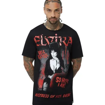Pánské tričko tričko unisex Elvira - Hell Was Full - KILLSTAR - KSRA014120 - L