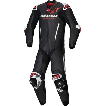 Moto kombinéza jednodílná kombinéza GP-R7, TECH-AIR ready/kompatibilní, ALPINESTARS (černá/bílá/červená fluo) 2026 Velikost: 54