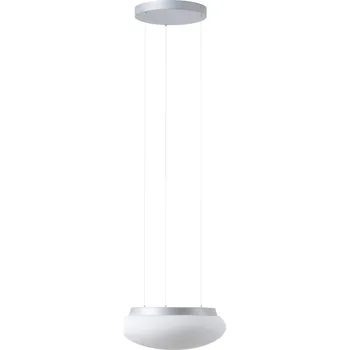 OSMONT ARA71370 ARAKIS LE2 závěsné skleněné svítidlo stříbrná / bílá IP40 3000/4000 K 19W LED DALI