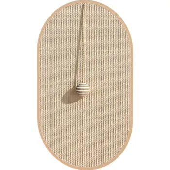 Hračka pro kočku Nástěnné sisalové škrabadlo pro kočky 33x55 cm, ovál, ideální pro škrábání a relaxaci, pevná konstrukce pro dlouhou životnost