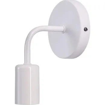 Nástěnné svítidlo Nástěnná lampa 17 x 10 cm s kovovým držákem pro E27 žárovky, moderní styl pro ložnice a koupelny bílá