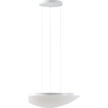 Svítidlo OSMONT AURA LE9 závěsné skleněné svítidlo bílá IP40 3000 K 35W LED - OSMONT OS AUR73061