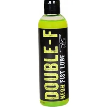 Lubrikační gel Svítící vodní lubrikační gel pro fisting Mister B Double-F NEON 250 ml