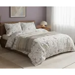 Povlečení bavlněné, Flanel Flores, 140 x 200/70 x 90 cm