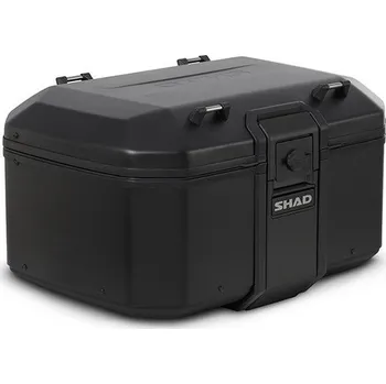 Zavazadlo na motocykl Vrchní hliníkový kufr na motorku SHAD Terra TR55 D0TR55200B PURE BLACK pro KTM Super Adventure 1290 (R, S)