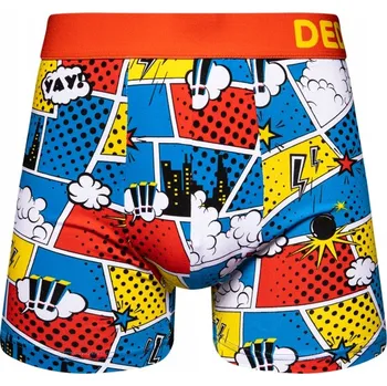 Boxerky Barevné boxerky s komiksovým vzorem Good Mood M