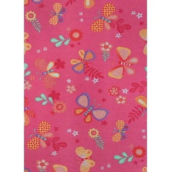 Koberec Breno Metrážový koberec PAPILLON 66, šíře 400 cm, Vícebarevné/Růžová