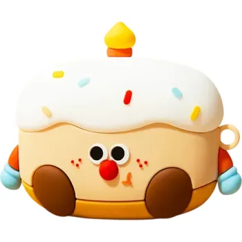 Příslušenství pro sluchátka Narozeninový dort design pro AirPods Pro 2 Silikonové pouzdro na sluchátka Ochrana před poškrábáním a pády