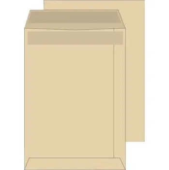 Obálka Poštovní tašky C5 - samolepicí, hnědé, 500 ks