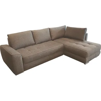 Sedací souprava Rohová sedací souprava Bari s funkcí spaní v pravém provedení - Benix aragon 14 266x91 cm