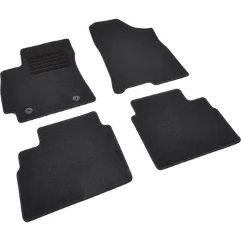 autokoberec Autokoberce textilní přesné černé / černé obšití - Hyundai Kona II (Typ SX2) EV (2023-) 5-sedadel