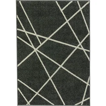 Koberec Breno Kusový koberec PORTLAND 2605/RT4Z, 67x120 cm, Šedá/Vícebarevné