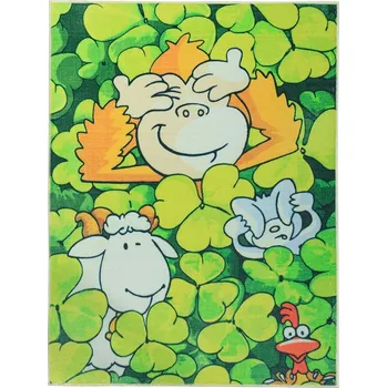 Koberec Breno Kusový koberec JOY 206 multi, 120x160 cm, Zelená/Vícebarevné