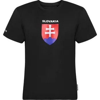 Pánské tričko Pánské bambusové triko pro fanoušky PROGRESS SK TSHIRT MAN S Černá, Červená, Bílá