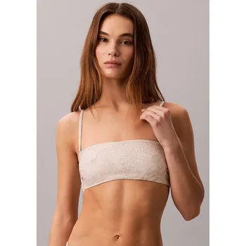 Dámské plavky Dámské plavky Calvin Klein Q62845 Horní díl XL Smetanová