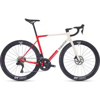 Silniční kolo Superior RR 9.6 / Gloss Red / White 2025 Průměr kol: 28" (700C), Výška rámu: (56 cm), Velikost rámu: L