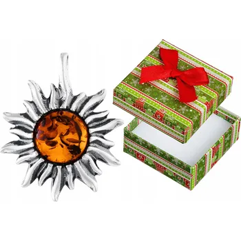 Přívěsek Stříbrný Přívěsek Amulet Slunce Oxidovaný Přívěsek Sluníčko Stříbro 925