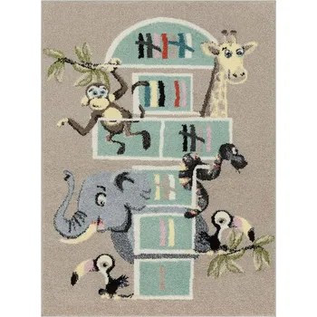 Koberec Breno Kusový koberec FUNKY TOP TOM Light Beige, 133x180 cm, Vícebarevné