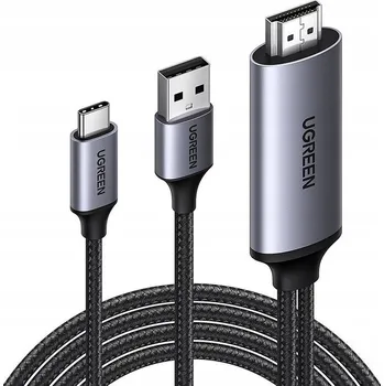 Video kabel UGREEN Kabel Adaptér HDMI na USB-C 4k 60Hz 5V 1A 1m
