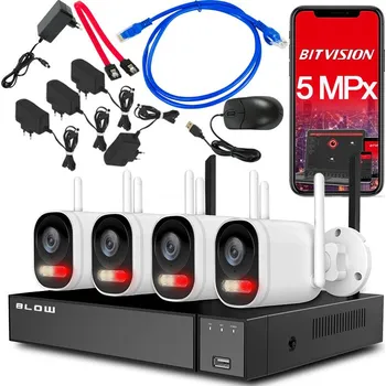 IP kamera Sada pro monitorování Blow BL-W5K28BWP