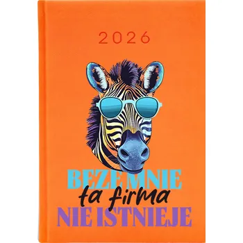 Kalendář Knižkový kalendář 2026 A5 FunnyCase oranžový