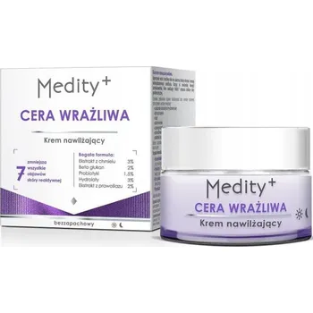 Pleťový krém MEDITY+ CERA WRAŻLIWA Hydratační krém na obličej, 50 ml