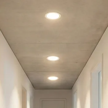 Lampička OSRAM LED stropní svítidlo SLIM, Ø 12 cm, 6 500 K, bílé bílá LED 8 W celkem