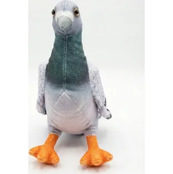 plyšák HOLUB MĚSTSKÝ Plyšák Realistický Pták Plyšový Mazlíček Přítulníček 20 cm