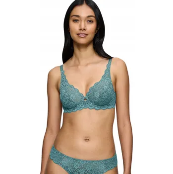 Podprsenka Triumph podprsenka s měkkými košíčky zelená velikost 90F