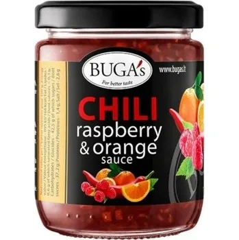 Buga´s Chilli omáčka s malinou a pomerančem 170g 170g